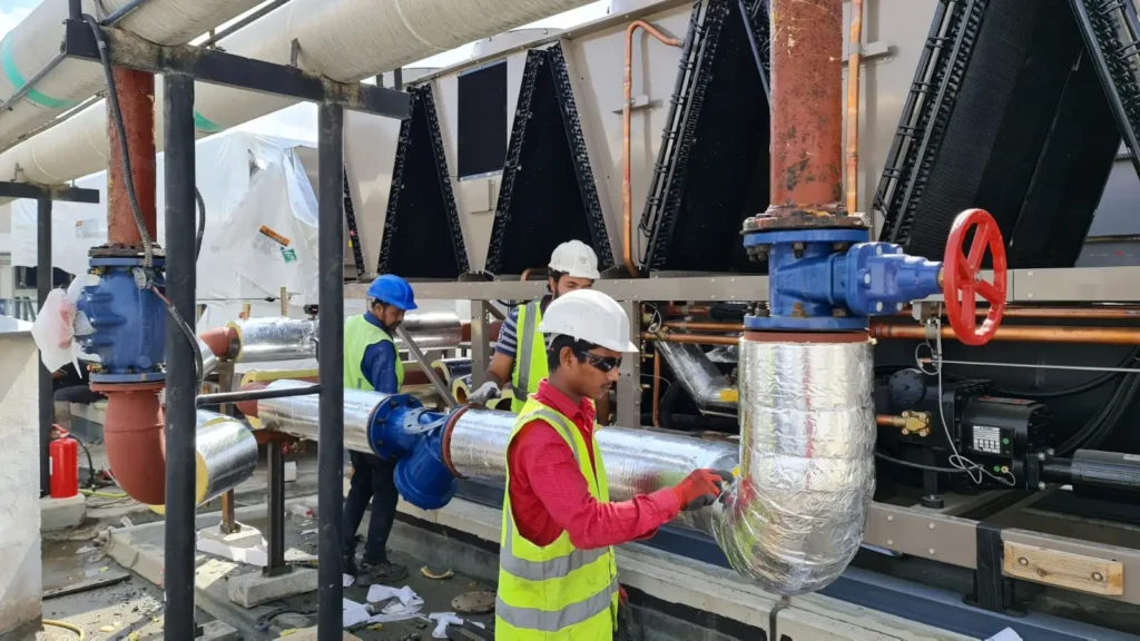 Chiller Insulation - Shafiq Siddiqui Air Conditioning LLC
