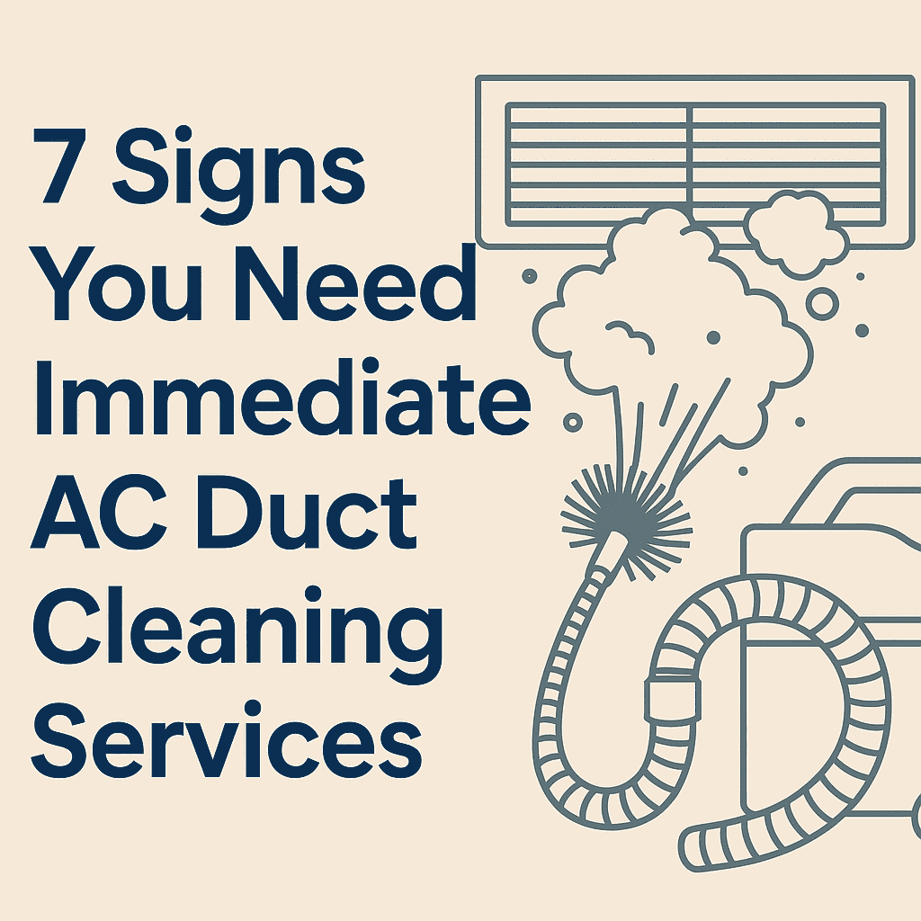 7 Signs You Need Immediate AC Duct Cleaning Services in Dubai